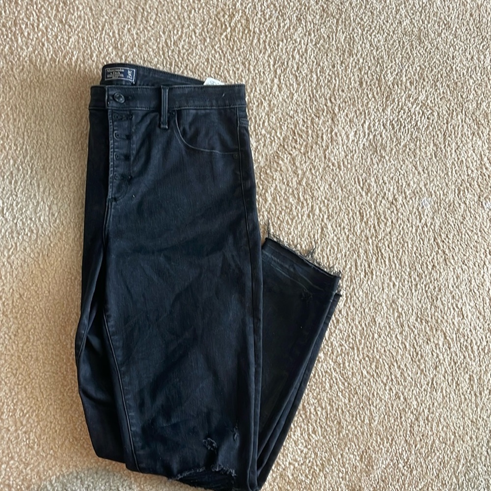 Abercrombiee and Fitch High Rise jeans